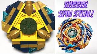 *LEGO* Drain Fafnir  RUBBER SPIN STEAL  Lego Beyblade Reviews