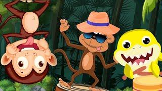 Monkey Banana-Baby Monkey  Animal Song  Little Poppy Tales Kids Songs and Nursery Rhymes