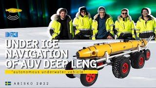 EurEx-LUNa Under Ice Navigation of AUV DeepLeng