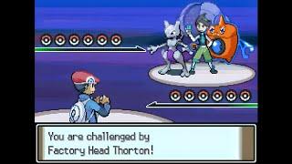 Pokemon Azure Platinum Post Game - Factory Head Thorton Hard Mode