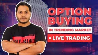 Live Trading on Trending Market- Option Buying Scalping  English Subtitle