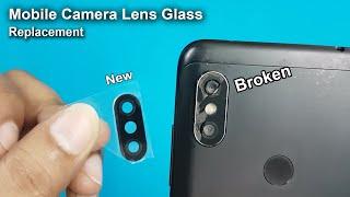 Redmi Note 6 Pro  5 Pro Camera Glass Replacement  How to Change Broken Camera Lens Glass