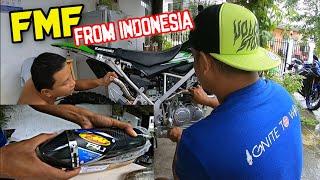 FMF Exhaust from Indonesia  KLX 150L  UNBOXING