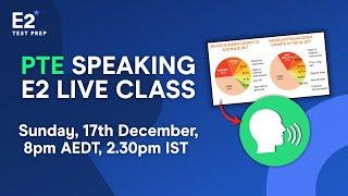 FREE PTE Speaking Masterclass High Scoring Tips & Answers with David