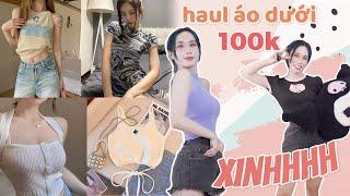 HAUL ÁO CROPTOP 100K XINH BẤT NGỜ  HƯƠNG WITCH