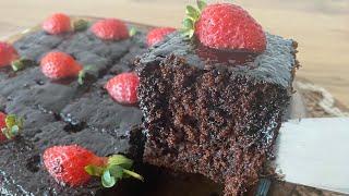 طرز تهیه کیک خیس شکلاتی بسیار خوشمزه و بی نظیر   Rezept Chocolate Cake lecker und einfach
