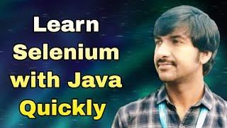 How to Learn Selenium with Java course Quickly  @byluckysir