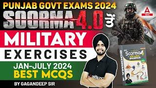 Military Exercise 2024  Jan - July   Military Exercise Current Affairs 2024  MCQs By Gagan Sir