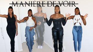 MANIERE DE VIOR TRY ON HAUL 2023  SIZING QUALITY SHIPPING  FIRST IMPRESSIONS  VERA MANU