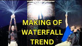 Making of Waterfall Trend  Waterfall Trend  Being Fab With Priyanka