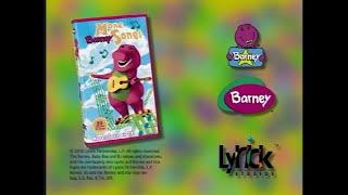 Opening To Barney - More Barney Songs 1999 VHS