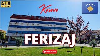 Ferizaj Walking Video Sunday Kosovo 4K60fps