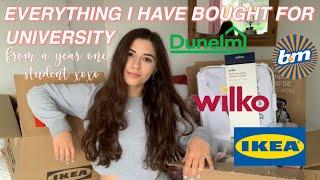 EVERYTHING I have bought for University as a Year 1 student  a massive Uni haul