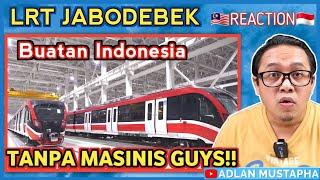  LUAR BIASA‼️ LRT JABODEBEK CEPAT SENYAP TANPA MASINIS  MALAYSIA REACTION