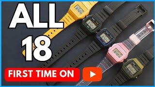 Every single Casio F91 EVER Made  State of the Collection