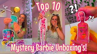 ASMR TOP 10 *BARBIE* MYSTERY TOYS UNBOXING INSANE RARE FINDS🫢  Rhia Official