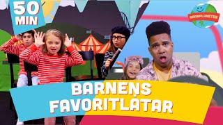 BARNENS FAVORITLÅTAR- 14 klassiska barnlåtar med Minikompisarna och Yankho. Björnen sover ABC mfl.