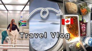 TRAVEL VLOG Moving to Canada️ as an International Student  overweight luggage? layovers toronto