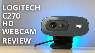 Logitech C270 Webcam Review in English  HD Webcam Installation Setup and Review