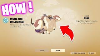 How To Get APPA Glider in Fortnite - Open Six Chakras To unlock Appa glider quest