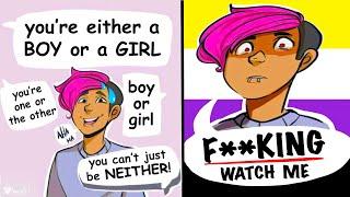 i cant be neither? WATCH ME  Enby Memes