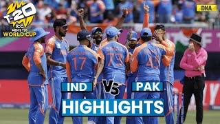 India Vs Pakistan Highlights Team India Won By 6 Runs Against Pakistan I T20 WC 2024 Highlights