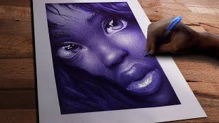 I TRIED REALISTIC DRAWING WITH PEN How To Draw