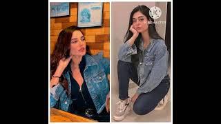 Sadia Khan Vs Noor Khan same colour dress 