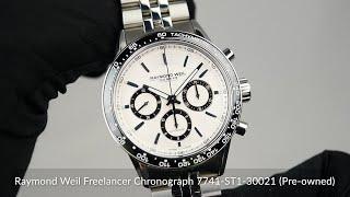 Raymond Weil Freelancer Chronograph 7741-ST1-30021 Pre-owned