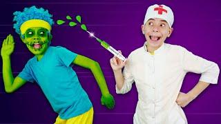 Zombie Epidemic Game + Zombie Song  Nursery Rhymes & Kids Songs