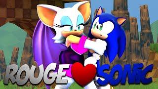 SFM Rouge Abraza a Sonic - Animación  Monstercat