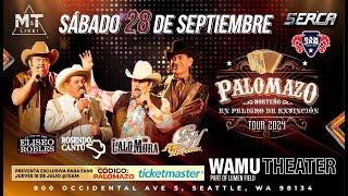 Palomazo Norteño este Sábado 28 de Septiembre en el Teatro Wamu de Seattle