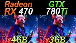 RX 470 Vs. GTX 780 Ti  Stock and Overclock  1080p Gaming Benchmarks