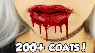 200+ coats HOW MANY COATS ARE IN A KYLIE JENNER LIP KIT? EP2 LIQUID LIPSTICK  NICOLE SKYES