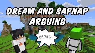 Dream and Sapnap arguing for 6 minutes wGeorgenotfound  funny moments