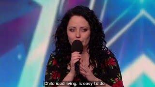 Kathleen Jenkins - Wild horses BGT with lyrics