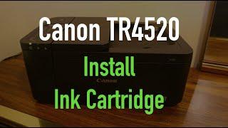 Canon TR4520 Install Ink Cartridges review 