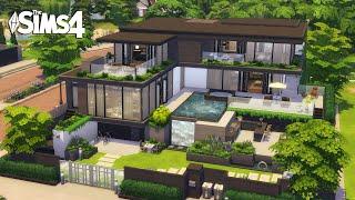 MODERN Home  Dark Tone  The Sims 4  No CC  Stop Motion Build
