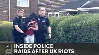 Police carry out raids after UK riots as eleven year old detained in Middlesbrough