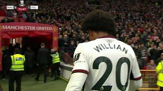 Willian Red card vs Manchester United Willian handball