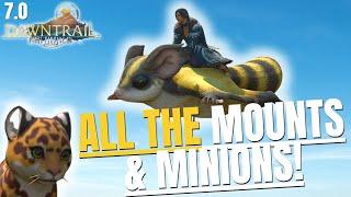 How to Get All the New Mounts & Minions in Dawntrail 7.0  FFXIV  What to do after the MSQ?