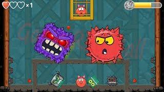 BILBERRY BOSS VS RED BOSS BALL VOLUME 5 in Red Ball 4 EPISODE 5 PERFECT INTO THE CAVE All Levels