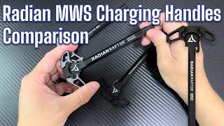 【Review】Radian Raptor MWS Charging Handles Comparison