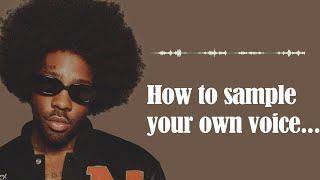 How to make smooth rnb vocal samples with YOUR OWN VOICE