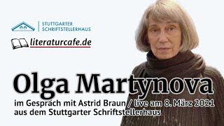 Olga Martynova im Gespräch mit Astrid Braun aus dem Stuttgarter Schriftstellerhaus