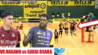 LEG 1 NAGANO vs SAKAI OSAKA V LEAGUE DIVISION 1 MEN 2023