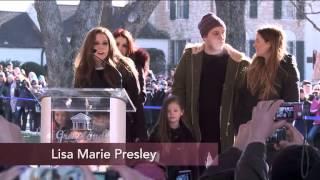 Elvis Presleys 80th Birthday Priscilla Presley Lisa Marie Presley and Presley family