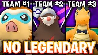 3 NON LEGENDARY TEAMS IS *FREE TO PLAY* STILL POSSIBLE IN THE MASTER LEAGUE?  GO BATTLE LEAGUE