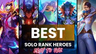 Best Hero for Solo Rank Easy to Use Heroes Mobile Legends New Update