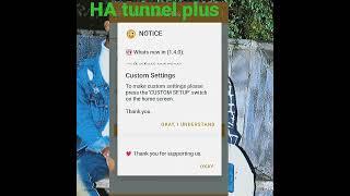 HA tunnel plus on the high speed